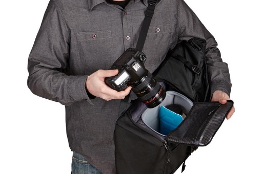 Covert DSLR Rolltop Backpack